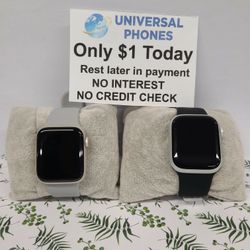 APPLE WATCH SERIES SE 2ND GEN  UNLOCKED NEW IN BOX $1 DOWN TODAY REST IN PAYMENTS.NO CREDIT CHECK 