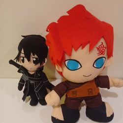 Asian Plush Figures Set Of 2 