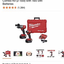 M18 Hammer & Impact Drill With Batteries 