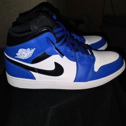 Jordan 1 Mid
Game Royal White Black (GS)