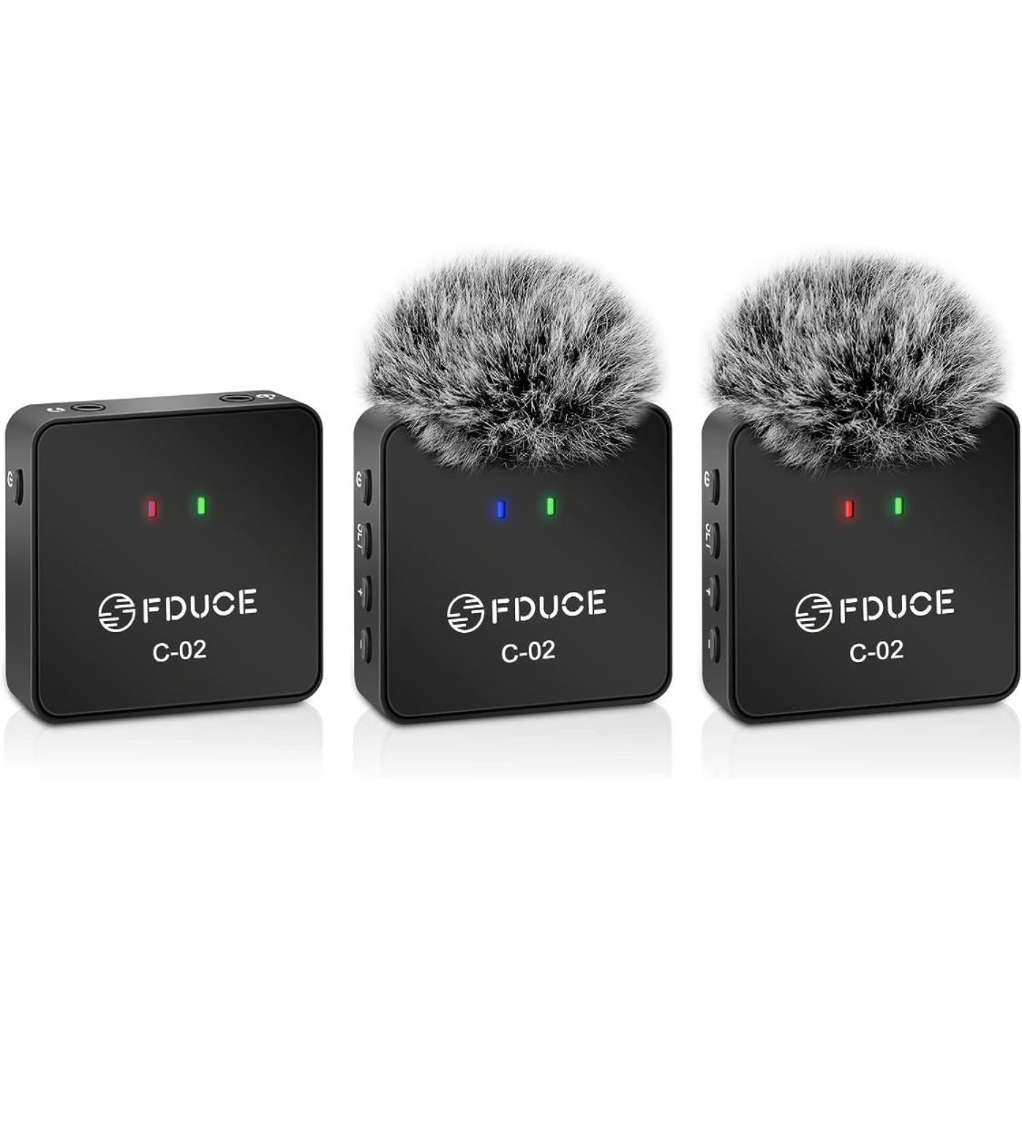 Wireless Lavalier Microphone System, FDUCE UHF Lapel Mic