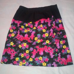 MY 1ST BOYFRIEND LADIES SIZE LARGE FLORAL DRESS SKIRT
