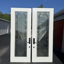 Exterior 8ft Glass Double Door 72x95.25