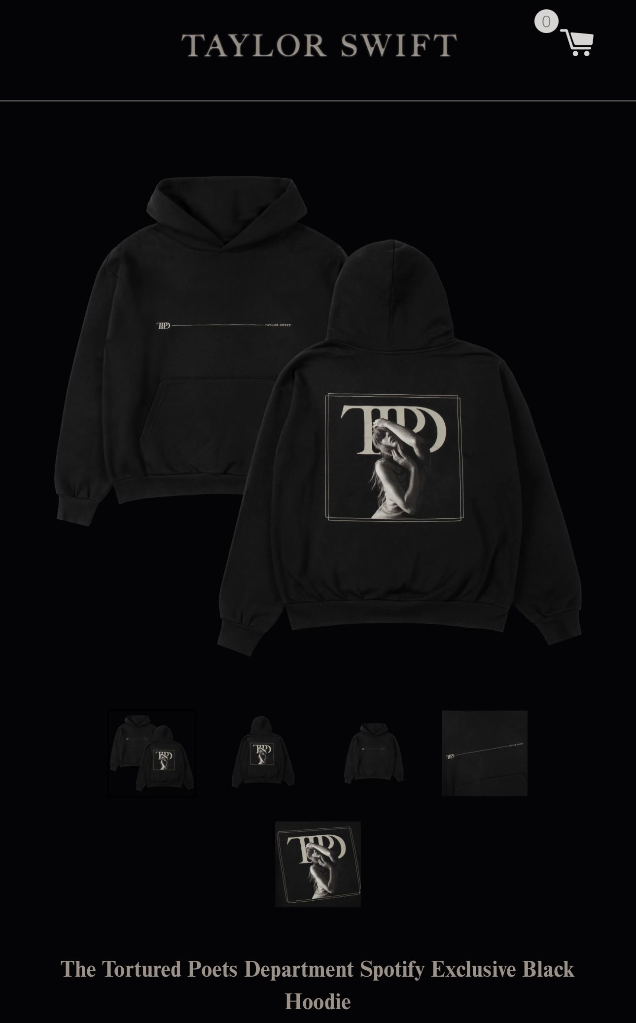 TTPD Spotify Exclusive Hoodie