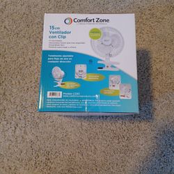 NIB 6 Inch Clip On Fan Desk Top