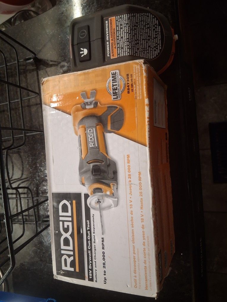 Drywall Cutting Tool & Power Inverter - Ridgid