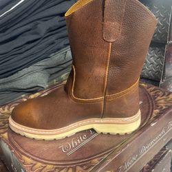 Work Boots Leather 