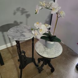 marble antique small tables