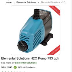 Elemental water pump  Pompa de agua sumergible 