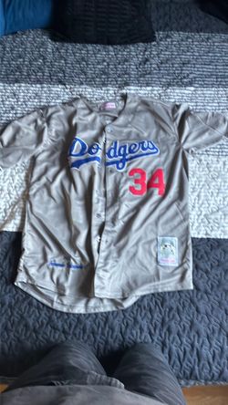 LA Dodgers #34 Mitchell & Ness Jersey