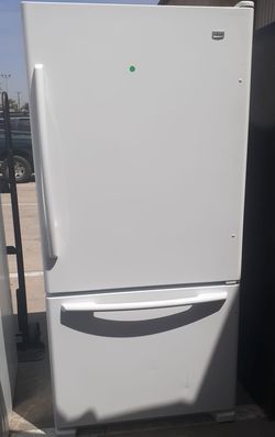 Maytag Bottom Freezer  White Refrigerator
