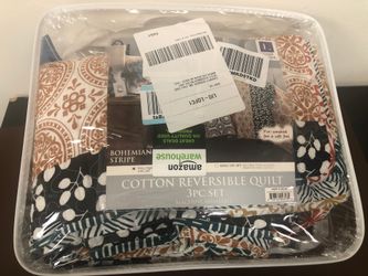 Reversible Quilt 3 pc