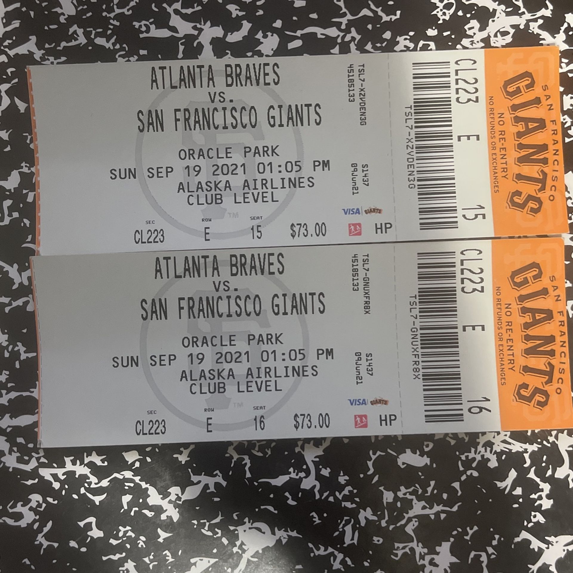 Giant’s Tickets