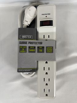 Master Electrician 3 ft Surge Protector 1460 Joules