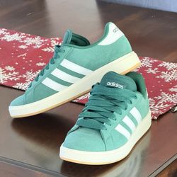 adidas Grand Court Base Green White Gum