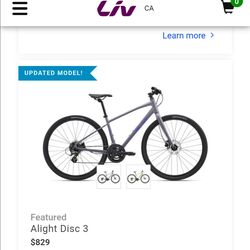 Liv Alight 3 Bike for $189 only