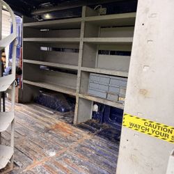 Shelves for van