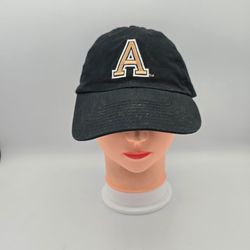 Vintage KC Letter A Black AdjustableHat