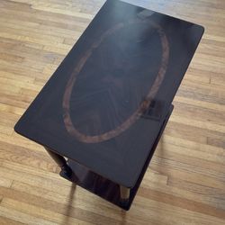 Cherry Wood Narrow Side or End Table