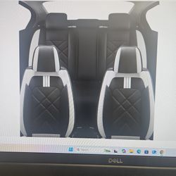 Car 5 Seats Covers Protector PU Leather Front And Rear Breathable  In Like New Condition. $30