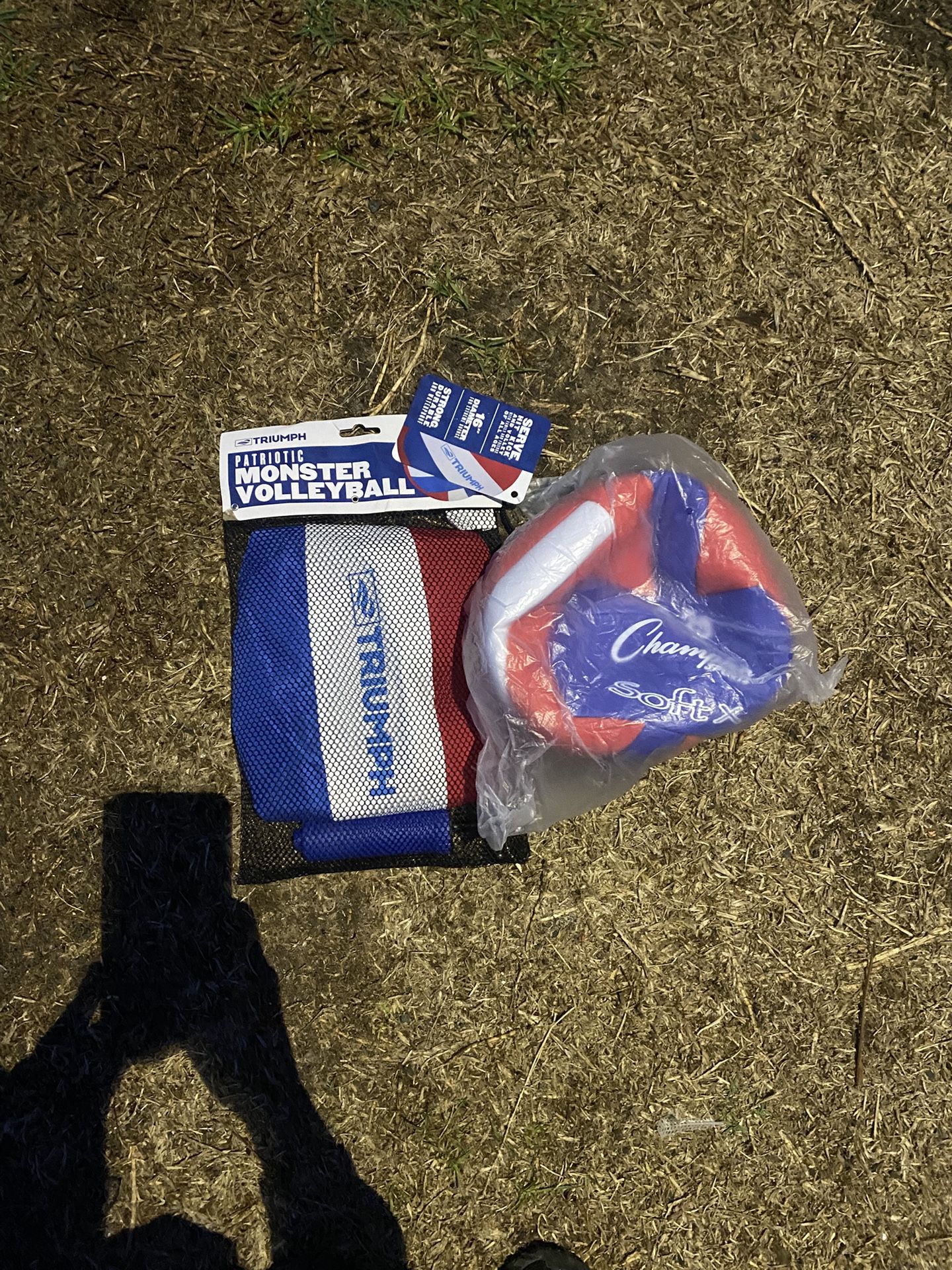 triumph monster sized volleyball & champion soft volley ball for beginners