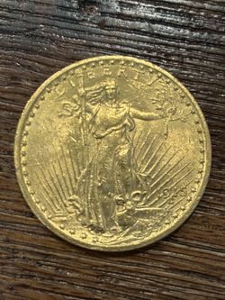 1915 Saint‑Gaudens $20 gold double eagle coin