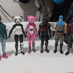 Fortnite action figures. 12 inches tall. good Condition.  