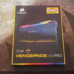 Corsair RGB Ram, 16gb 3600mhz