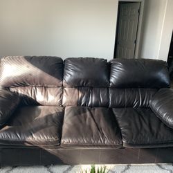 Leather couches