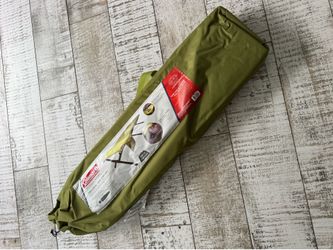 NEW Coleman Trailhead Easy Step Camping Cot Bed w/ Side Table & Carry Bag 300 lb
