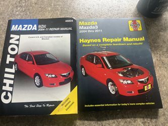 EUC Haynes & Chilton Manual 2004 - 2011 Mazda3