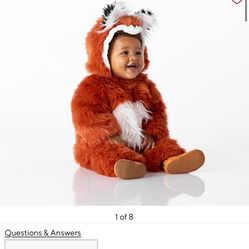 Pottery Barn Kids Woodland Baby Fox Halloween Costume