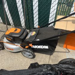 Electric Lawn mover With Battery And Charger 