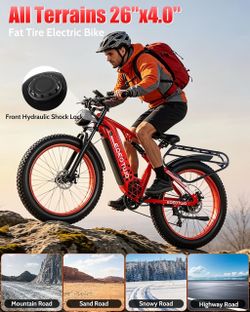 E-bike 26” fat tire/brand new