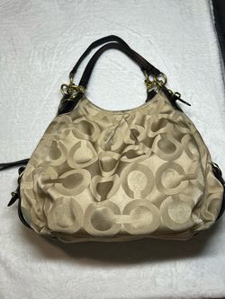 Coach brown hobo bag