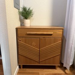 MCM 2 Door Chevron Storage Cabinet 