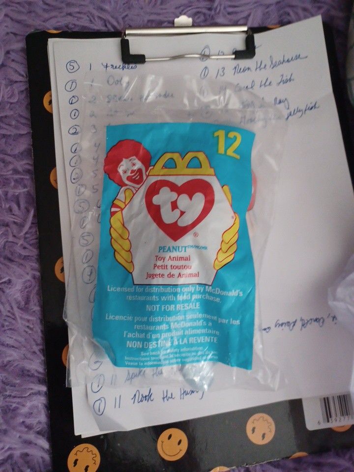 McDonalds Ty Beenie Babies