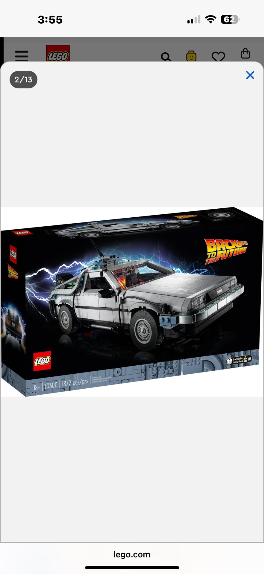 Back To The Future Lego Set