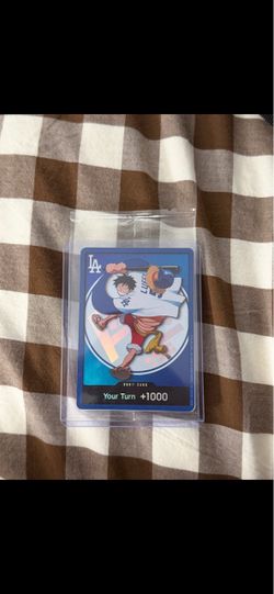 Dodgers x One Piece Luffy Trading Card