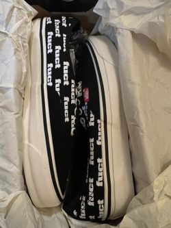 Vans Authentic Reissue 44 LX Fuct x Slam Jam Black Marshmallow Size 7