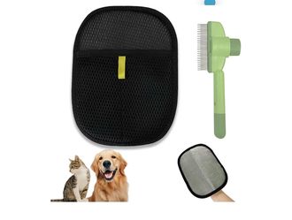 Pet Hair Removal Glove and Comb