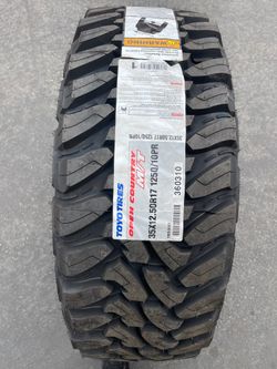 Single Brand New 35/12.50/17 Toyo MT 35 Toyo Open Country Mud Terrain Tire
