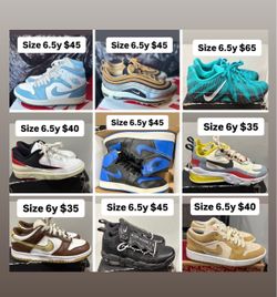 Jordan’s  Nikes cheap size 6.5y & 6y