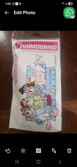 Art Impressions GIRLFRIENDS Rubber Stamps AI-U4011