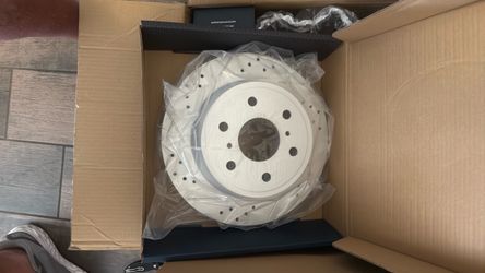 NEW Tesla Model 3 Front Brake Kit – Drilled/Slotted Rotors + Pads – $140 OBO
