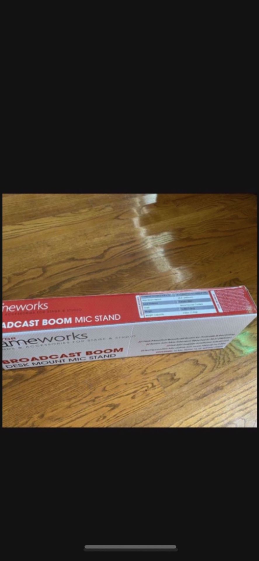 BROADCAST MICROPHONE STAND