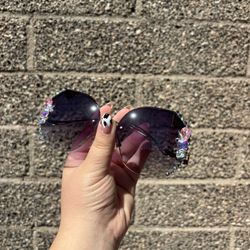 Fashion Sunglasses With Crystals