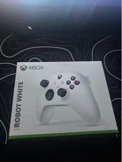 Xbox robot white wireless controller