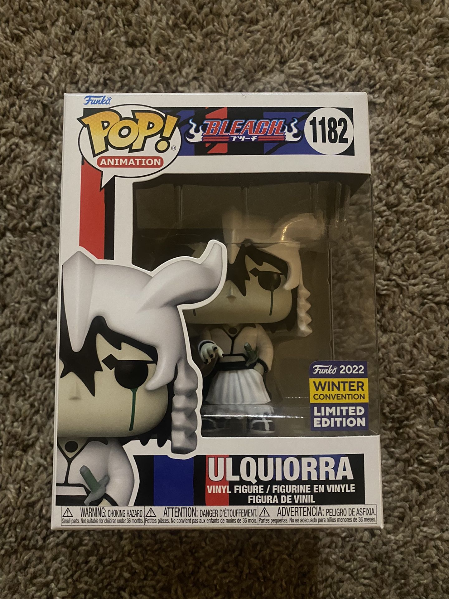 Funko Pop Bleach Ulquiorra #1182 Winter Convention 2022 New