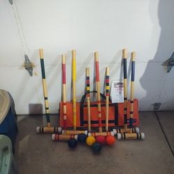 Sportcraft Croquet Set With Storage Case